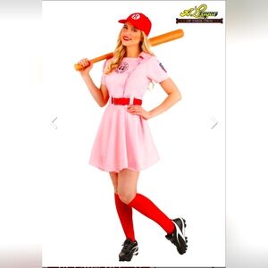 Fun Costumes Large  League of their Own womens complete costume. w Bat.